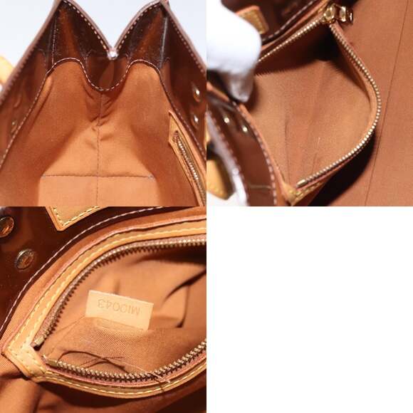 LOUIS VUITTON Monogram Vernis Reade PM Hand Bag Bronze M91146 - Picture 12 of 12
